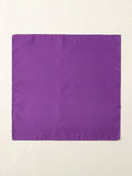 Premium Plain Cotton Bandana - Purple, 54 x 54cm