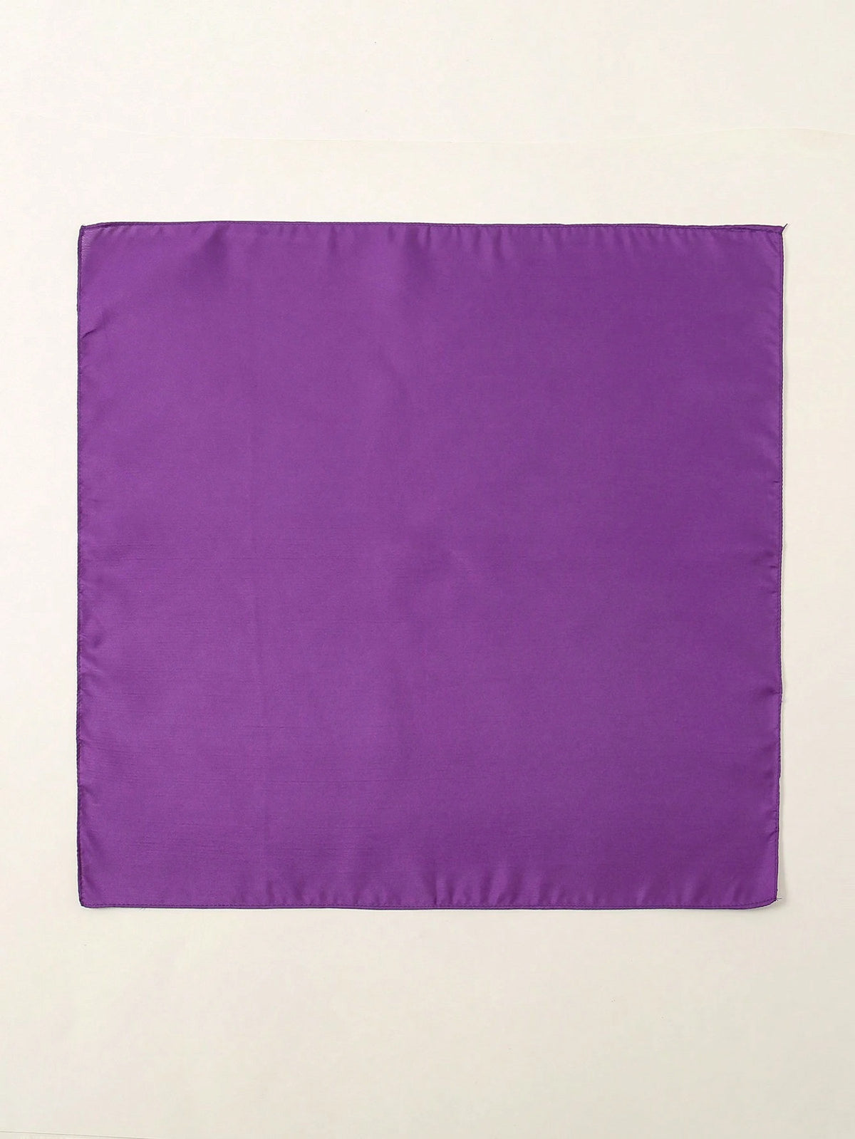 Premium Plain Cotton Bandana - Purple, 54 x 54cm
