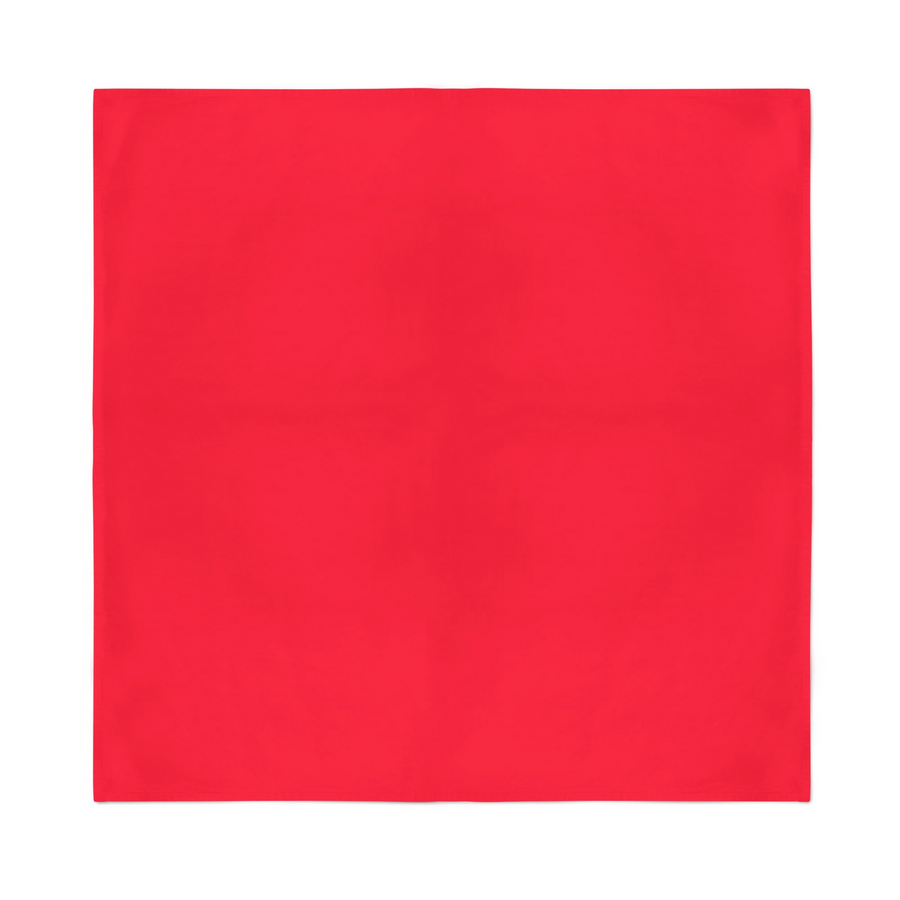 Plain Bandana 100% COTTON Head Wrap Durag Bandanna Summer Biker Scarf Mask - Red - SuperSaverAU - view 1