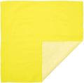 Premium Plain Cotton Bandana - Yellow, 54 x 54cm