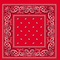 BANDANA Paisley 100% COTTON Head Wrap Durag Bandanna Summer Biker Scarf Mask - Red - SuperSaverAU - view 2