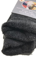 Premium 6 Pair Charcoal Merino Wool Blend Heavy Duty Work Socks 7-11