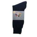 Premium 6 Pair Navy Merino Wool Blend Heavy Duty Work Socks 11-14
