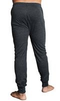 Premium Men's Black Merino Wool Blend Thermal Long Johns M