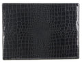 de Burg Crocodile Table Mats Set of 4 - Blue, Elegant Design, Durable PU Material - SuperSaverAU - view 2