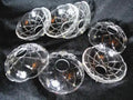 120mm Crystal Chandelier Bobeche with Gold Pins & 30mm Hole for Elegant Decor - SuperSaverAU - view 4