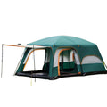 Tasman 3-5 Person Tent Camping Hiking Festival Pop Up Sleeping - Green - SuperSaverAU - view 1