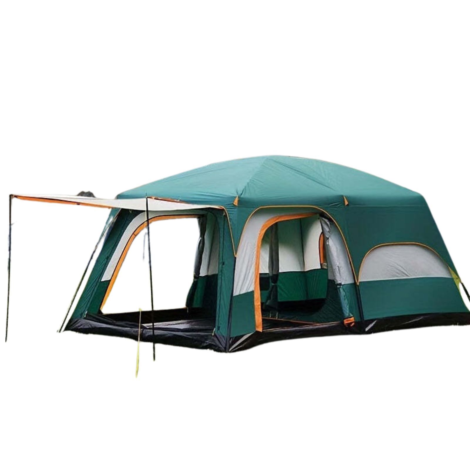 Tasman 3-5 Person Tent Camping Hiking Festival Pop Up Sleeping - Green - SuperSaverAU - view 1