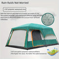 Tasman 3-5 Person Tent Camping Hiking Festival Pop Up Sleeping - Green - SuperSaverAU - view 6