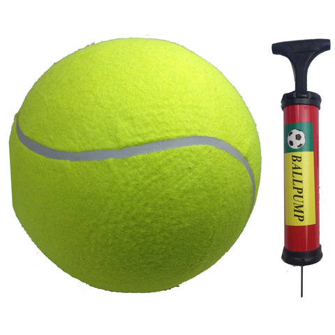 10" GIANT TENNIS BALL with BALL PUMP Air Inflator for Autographs Signatures - SuperSaverAU - view 2