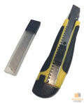 Premium Retractable Box Cutters with Snap-Off 18mm Blades - 12 Pack
