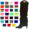 Premium 12 Pair Women's Knit Leg Warmers 80s Dance Costume Assorted Pack