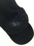 Premium 1 Pair Black Cotton No Show Socks with Non Slip Heel Grip 2-8