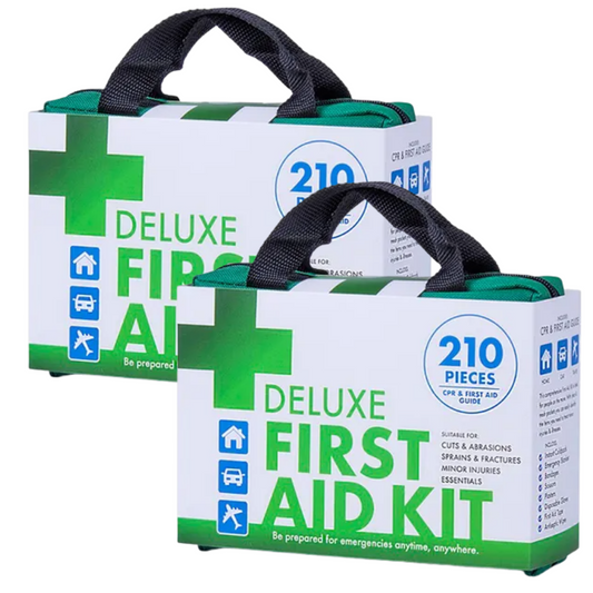 210PCS Emergency First Aid Kit - Dual Pack for Home, Office & Travel