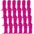 Premium 24 Pair Purple Women's 80s Knit Leg Warmers Bulk Pack