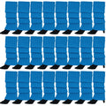 Premium 24 Pair Topaz Blue Women's 80s Knit Leg Warmers Bulk Pack