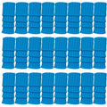 Premium 24 Pair Topaz Blue Women's 80s Knit Leg Warmers Bulk Pack