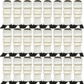 Premium 24 Pair White Women's 80s Knit Leg Warmers Bulk Pack