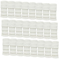 Premium 24 Pair White Women's 80s Knit Leg Warmers Bulk Pack
