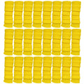 Premium 24 Pair Yellow Women's 80s Knit Leg Warmers Bulk Pack
