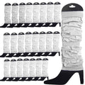 Premium 24 Pack White Knitted 80s Party Leg Warmers