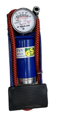 2x HIGH PRESSURE FOOT PUMP Ball Bicycle Motorbike Car Tire Inflator Tyre Air - SuperSaverAU - view 4