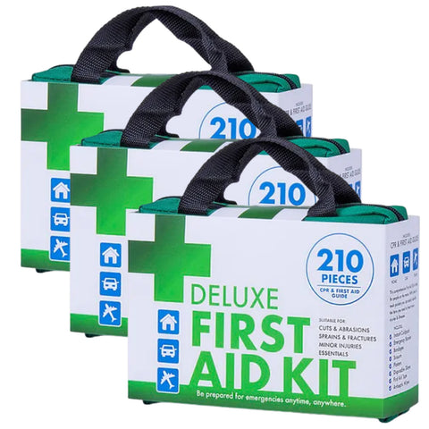 Emergency First Aid Kit 210PCS - TGA Approved, Lightweight Travel Bag - SuperSaverAU - view 1