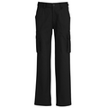 Premium Men's Black 310gsm Cotton Cargo Work Pants Size 132