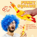 Premium Shrilling Chicken Dog Chew Squeeze Sound Toys - 3 Pack