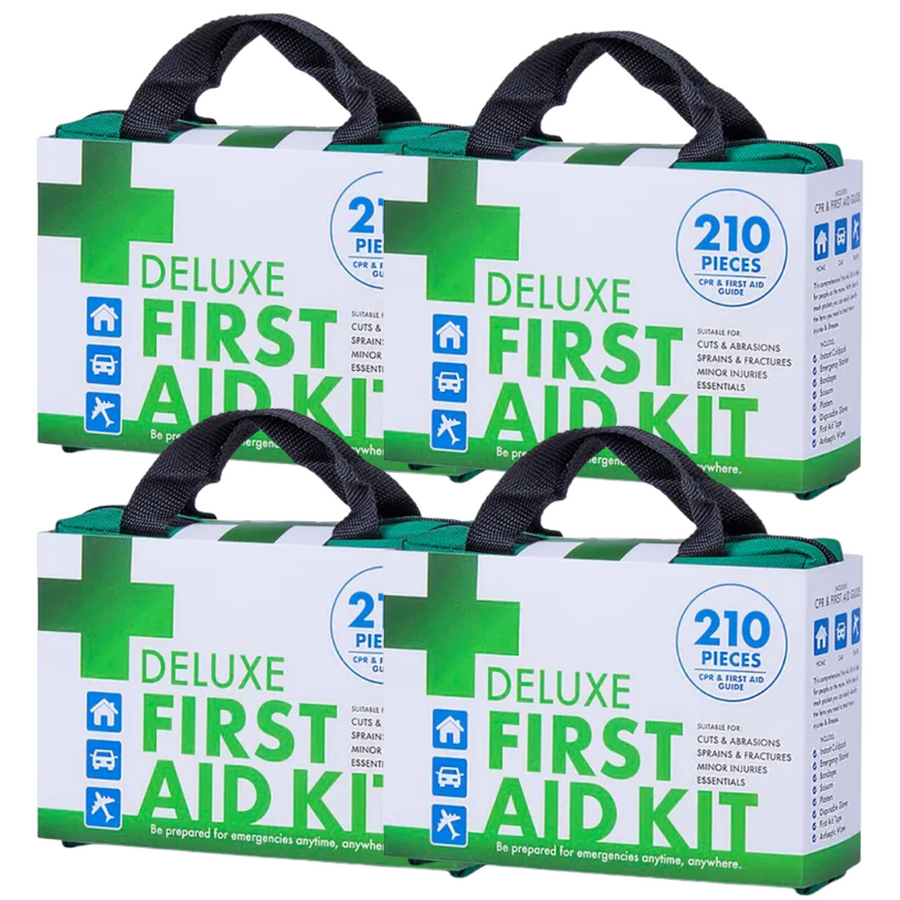 V563 Emergency First Aid Kit 210PCS Travel Set 23cm x 18cm x 5cm - SuperSaverAU - view 1