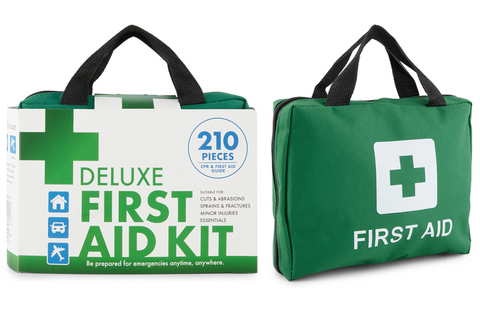 V563 Emergency First Aid Kit 210PCS Travel Set 23cm x 18cm x 5cm - SuperSaverAU - view 3