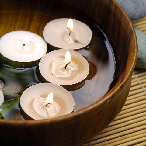 400pcs TEA LIGHT CANDLES 9 Hour Burn Tealight Wedding Smokeless Crystal Wax BULK - SuperSaverAU - view 2