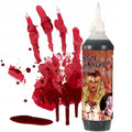 450ml Bottle Vampire FAKE BLOOD Zombie Halloween Red Make Up Gel Cream Horror - SuperSaverAU - view 1