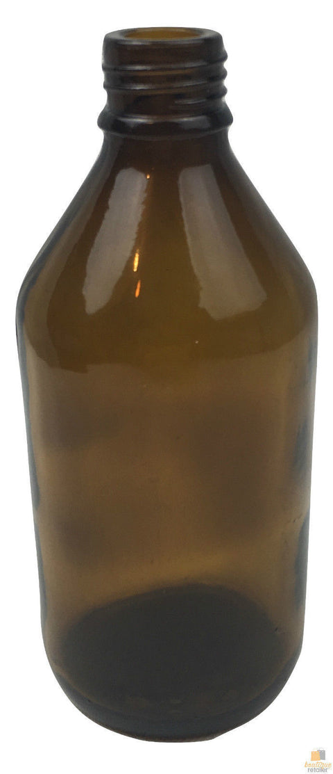 Premium 6 Pack 600ml Amber Glass Storage Bottles for Drinks Oils