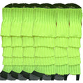 Premium 6 Pair Women's Knit Leg Warmers Dance Costume Socks Fluro Yellow