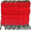 Premium 6 Pair Women's Knit Leg Warmers Dance Costume Socks Red