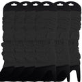 Premium 6 Pair Women's Neon Knit Leg Warmers 80s Dance Costume Black