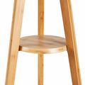 Premium Bamboo Tripod Floor Lamp with Linen Shade - 156cm