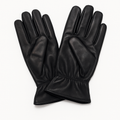 Premium Women's Black Genuine Sheepskin Leather Fleece Lined Gloves L