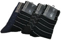 Premium 9 Pair Men's Cotton Rich Business Crew Socks Assorted Pack 6-11