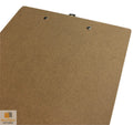 Premium Wooden A4 Clipboard with Hardboard Menu Clip - 31 x 22.5cm