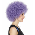 Mens DELUXE AFRO WIG Curly Hair Costume Party Fancy Disco 70s 80s Dress Up - Purple - SuperSaverAU - view 3