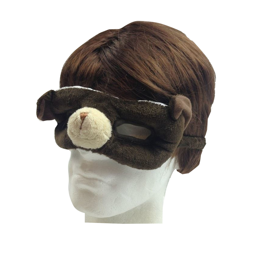 Premium Animal Eye Mask with Adjustable Band - Bear