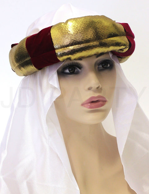 Premium Arabian Desert Prince Costume Hat