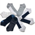 Premium 24 Pair Cotton Low Cut Ankle Socks Mixed Colour Pack 2-8