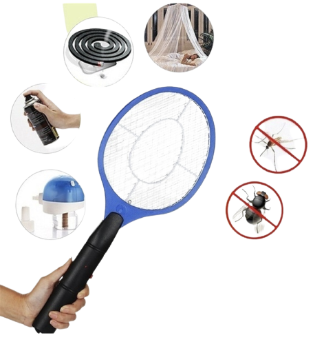 Premium Electric Bug Zapper Racket Fly & Mosquito Swatter