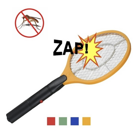 Premium Electric Bug Zapper Racket Fly & Mosquito Swatter - 2 Pack