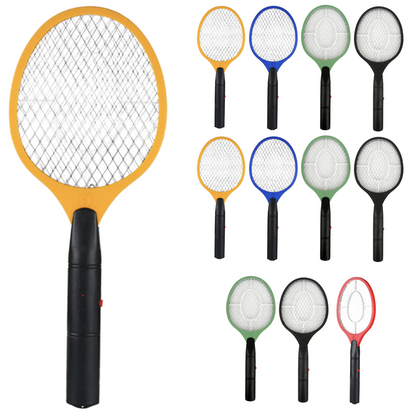 12x Electric Insect Killer Bug Zapper Racket 46cm x 18.5cm - Indoor/Outdoor Use