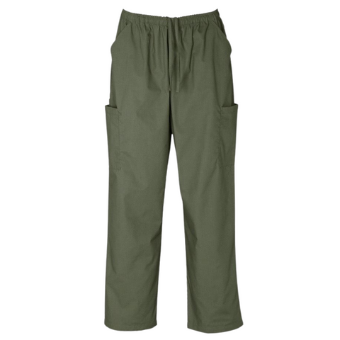 Unisex Classic SCRUBS CARGO PANTS Medical Nursing Vet Uniform Dental H10610 - Sage - 3XL - SuperSaverAU - view 1