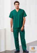 Unisex Classic SCRUBS CARGO PANTS Medical Nursing Vet Uniform Dental H10610 - Sage - 3XL - SuperSaverAU - view 3